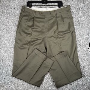 Brioni Dress Pants Men’s Size 38R Green Designer Wool Preppy Business Work
